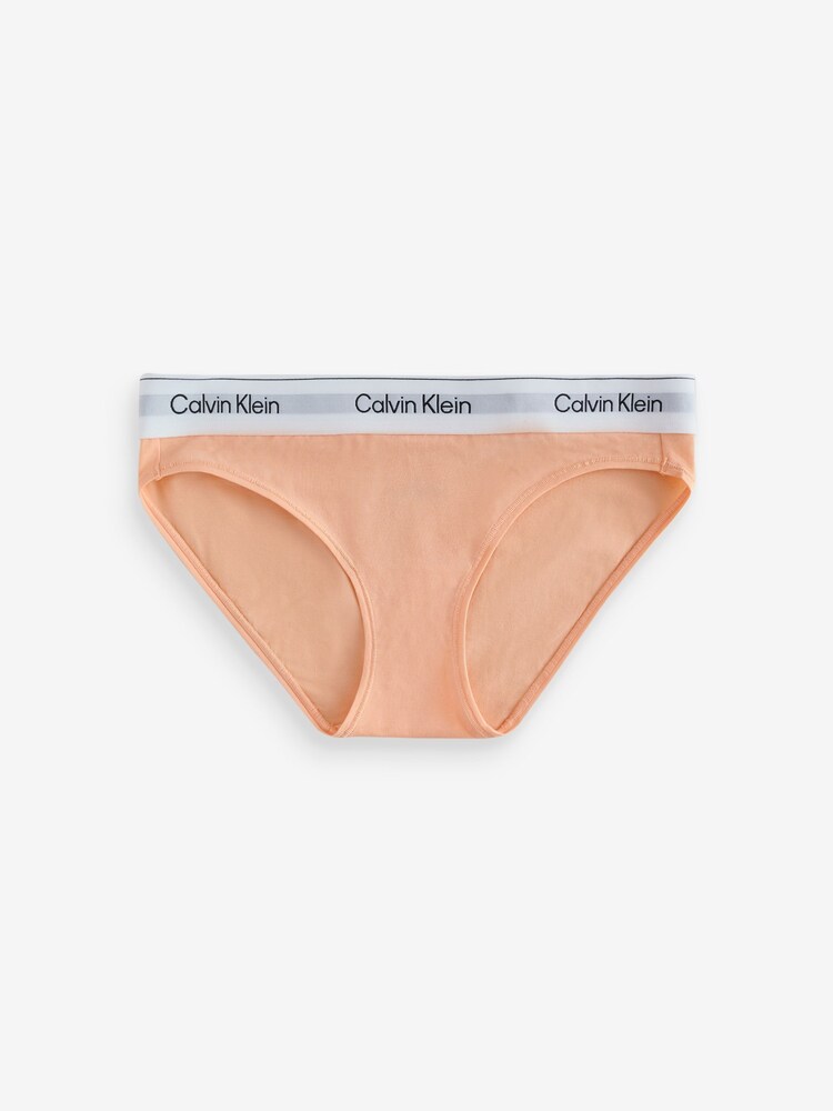 Calvin Klein Orange Brief Icon Cotton Modal Knickers - Image 6 of 6