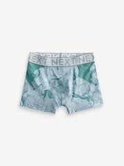 Blue Marble Print Trunks 5 Pack (2-16yrs) - Image 2 of 5