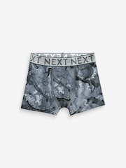 Blue Marble Print Trunks 5 Pack (2-16yrs) - Image 4 of 5