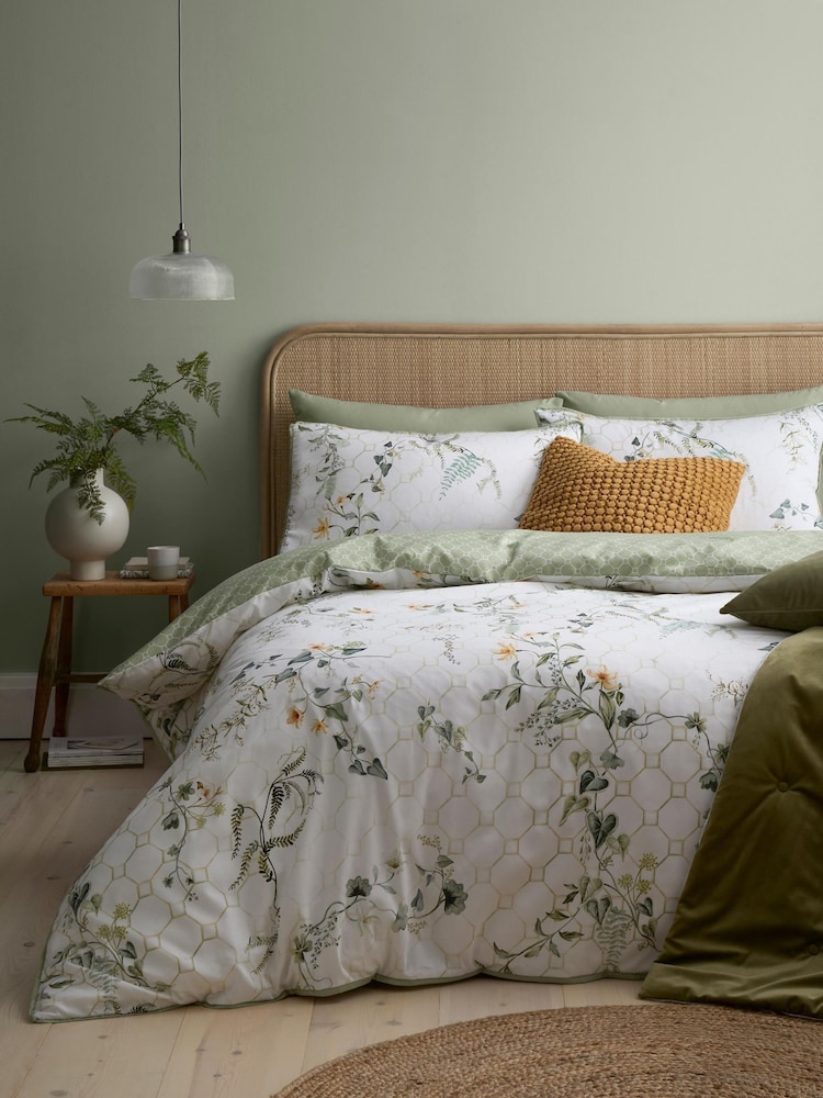 Appletree Floral Trellis Duvet Cover & Pillowcase Set - Slika 5 od 5