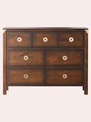 Laura Ashley Dark Chestnut Balmoral 3+4 Drawer Chest - Image 2 of 3