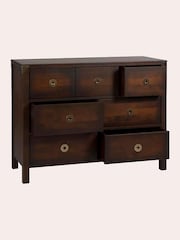Laura Ashley Dark Chestnut Balmoral 3+4 Drawer Chest - Image 3 of 3