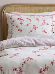 Appletree Blossom Flower Duvet Cover & Pillowcase Set - Imaginea 2 din 4