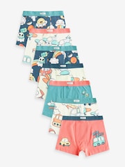 Fun Transport Soft Waistband Trunks 7 Pack (1.5-10yrs) - Image 1 of 11