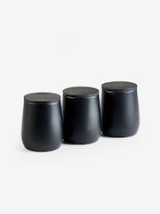 Set of 3 Black Moderna Storage Tins - Image 4 of 4
