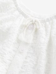 Bela - Teksturiran zmečkan bardot top (3-16yrs) - Slika 6 iz 6