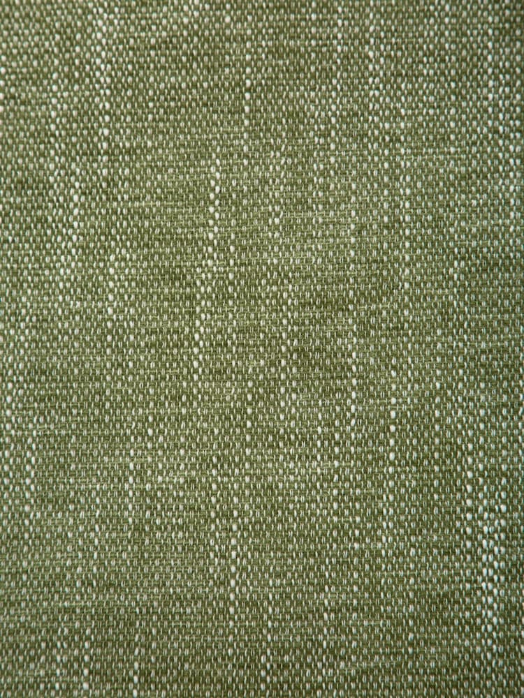 Curtina Green Boucle Chenille Blackout Pair of Eyelet Curtains - Image 5 of 5