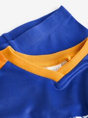 Blue/Orange Basketball Oversized T-Shirt And Cycling Short Set (3-16yrs) - Image 11 of 12