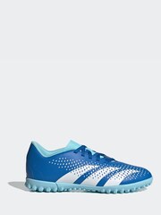 adidas Blue/White Football Sport Kids Predator Accuracy.4 Turf Boots - Image 1 of 10