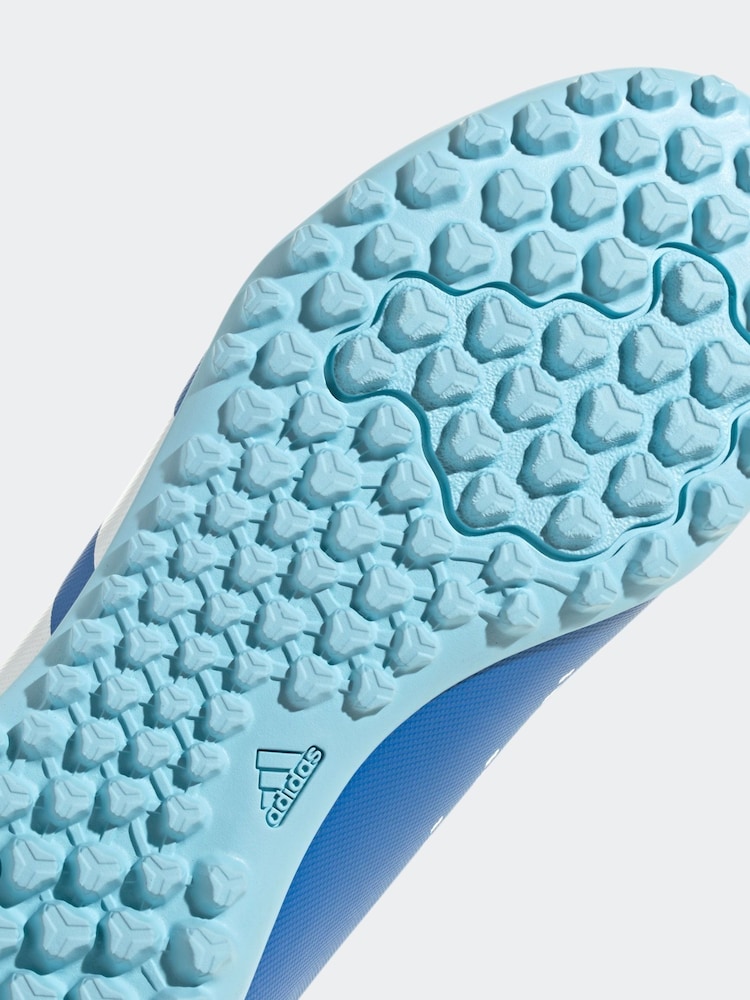 adidas Blue/White Football Sport Kids Predator Accuracy.4 Turf Boots - Image 10 of 10