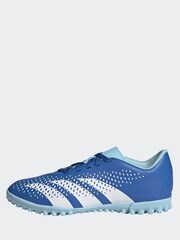 adidas Blue/White Football Sport Kids Predator Accuracy.4 Turf Boots - Image 2 of 10