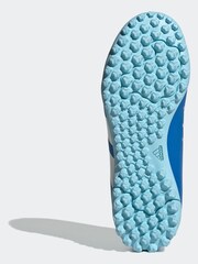 adidas Blue/White Football Sport Kids Predator Accuracy.4 Turf Boots - Image 6 of 10