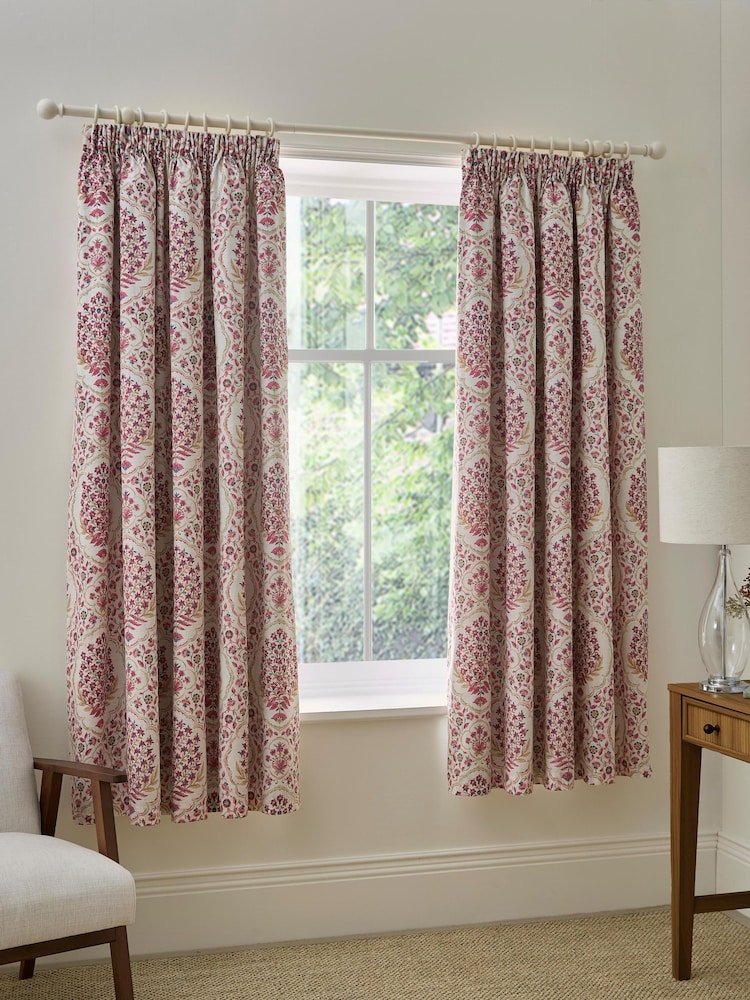 Dreams & Drapes Berry Ashmead Lined Pair of Pencil Pleat Curtains - Image 2 of 4 Dreams & Drapes Berry Ashmead Lined Pair of Pencil Pleat Curtains - Image 2 of 4