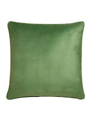 Laurence Llewelyn-Bowen Red Festive Robin Velvet Filled Christmas Cushion - Image 3 of 4