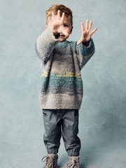 Blue/Green Long Sleeve Crew Neck Jumper (3mths-7yrs) - Image 5 of 8