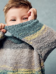 Blue/Green Long Sleeve Crew Neck Jumper (3mths-7yrs) - Image 7 of 8