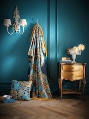 Laurence Llewelyn-Bowen Ochre Down the Dilly Velvet Throw - Image 3 of 6