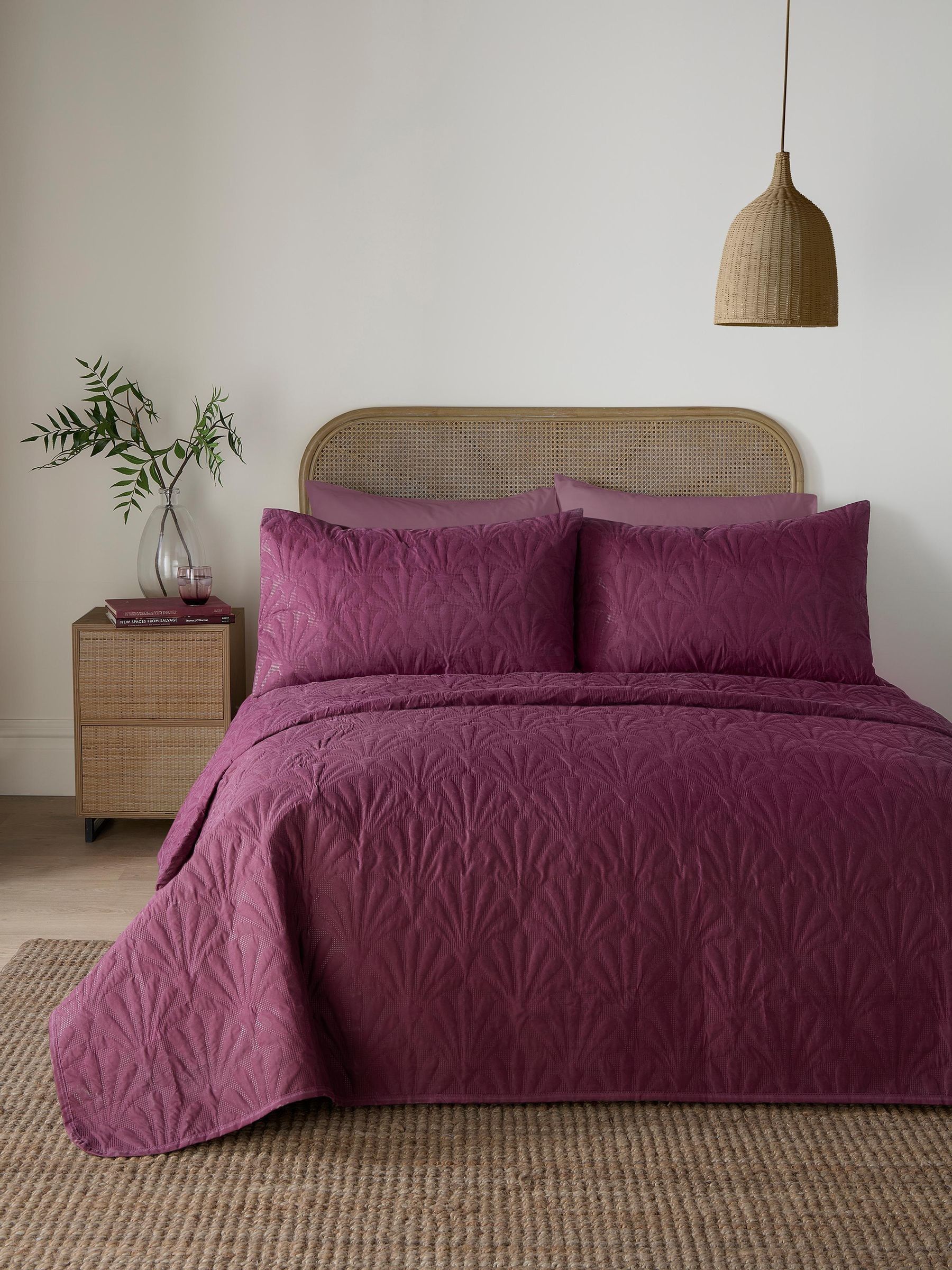 Serene Cavali Bedspread In Berry - Image 4