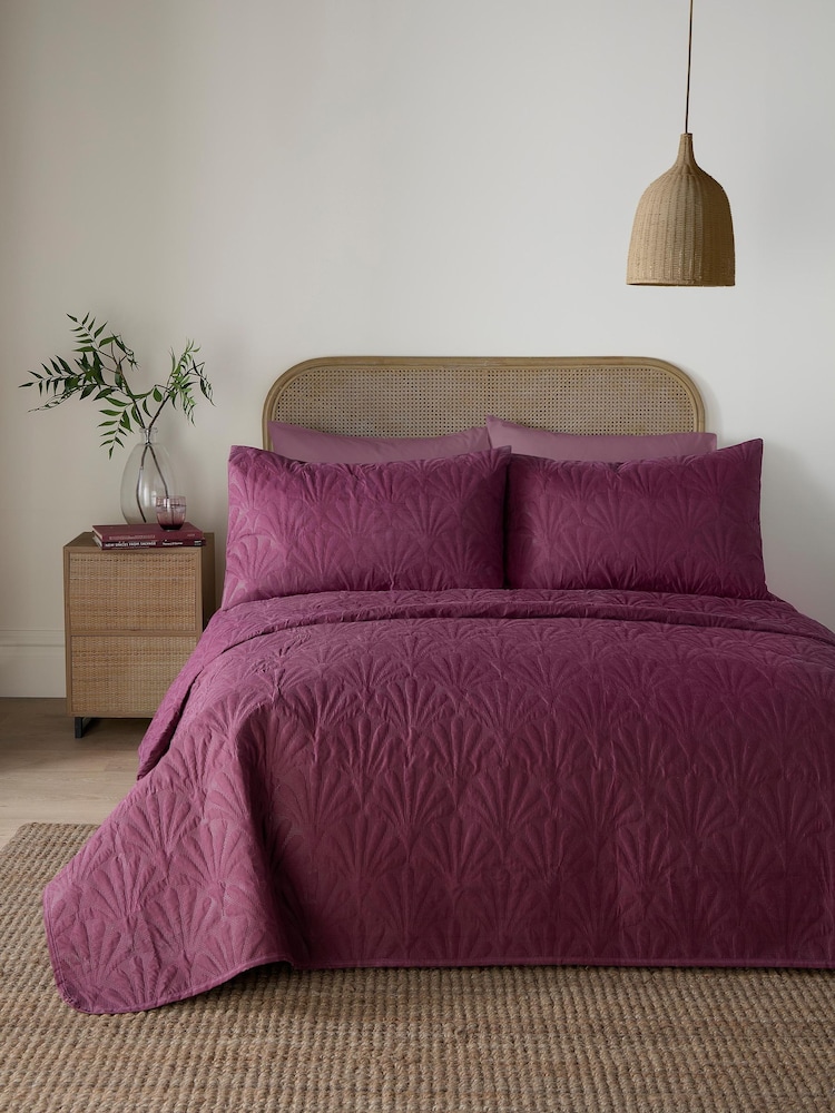 Serene Berry Cavali Pinsonic Bedspread - Image 1 of 3 Serene Berry Cavali Pinsonic Bedspread - Image 1 of 3