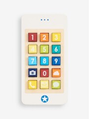 JoJo Maman Bébé Wooden Toy Phone - Image 1 of 3