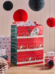 Party Santa Christmas Large Gift Bags - Image 1 of 3
