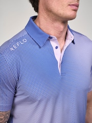 Reflo Blue Tagus Short Sleeve Polo Shirt - Image 2 of 6
