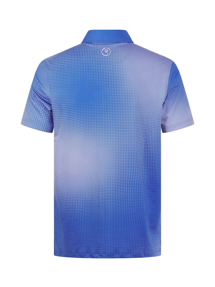 Reflo Blue Tagus Short Sleeve Polo Shirt - Image 6 of 6 Reflo Blue Tagus Short Sleeve Polo Shirt - Image 6 of 6