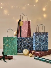 Marble Christmas 6 Pack Gift Bags - Image 1 of 3