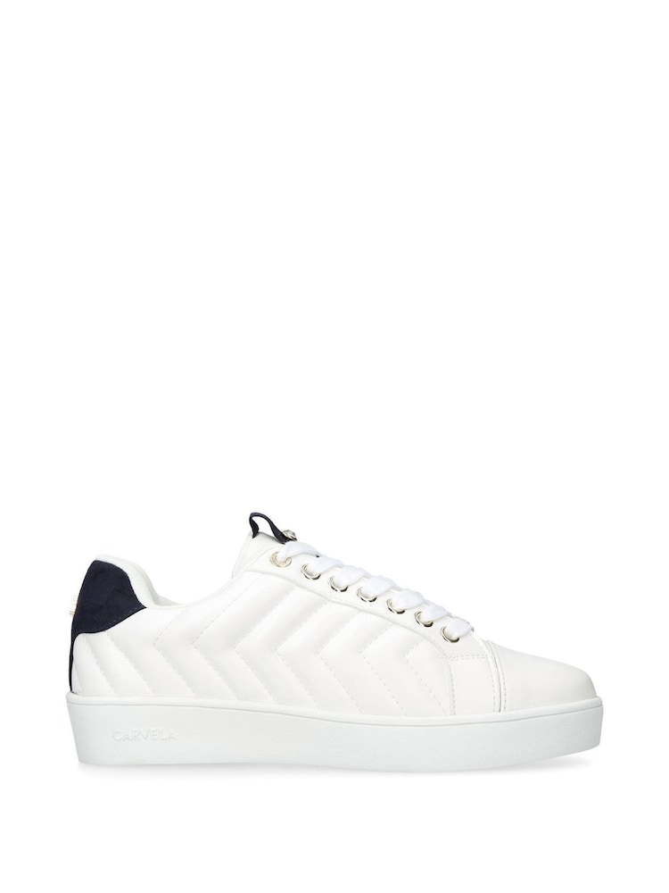 Alb - Pantofi sport Carvela Joyful Quilt - Image 2 of 5