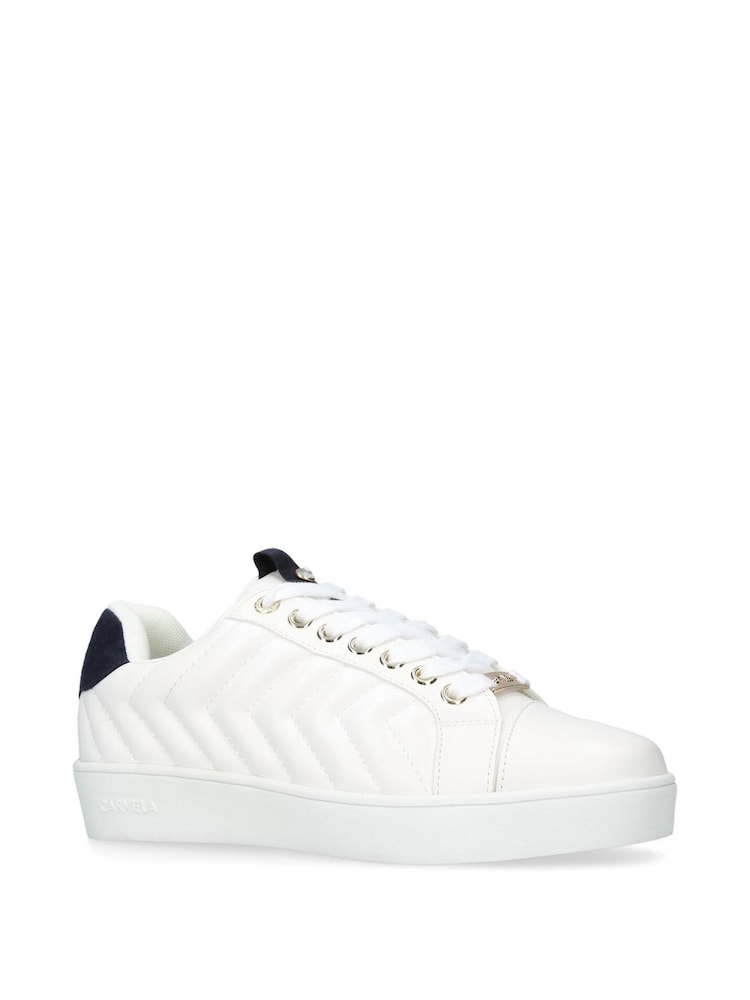 Alb - Pantofi sport Carvela Joyful Quilt - Image 3 of 5
