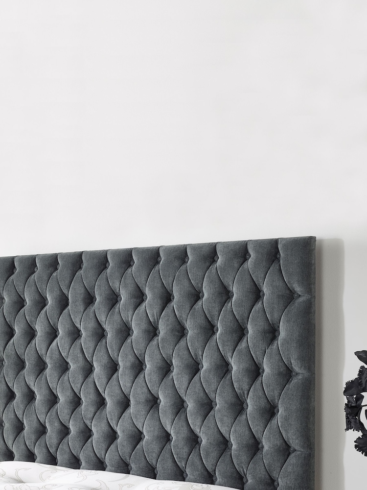 Aspire Furniture Grey Headboard - Image 1 of 2