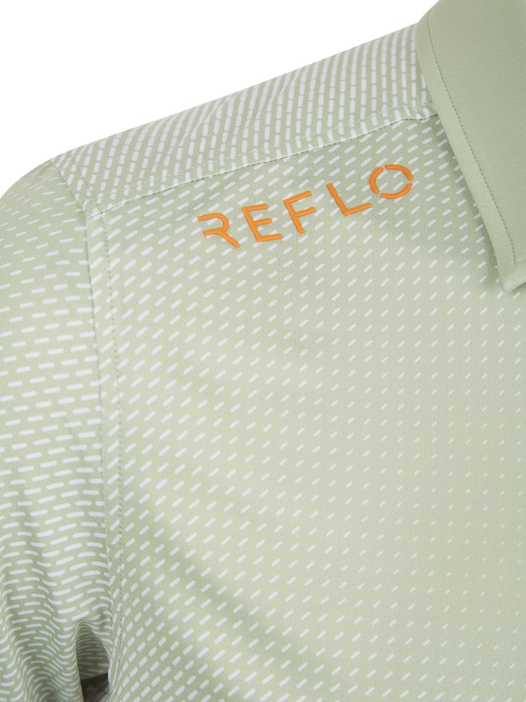 Reflo Green Tagus Short Sleeve Polo Shirt - Image 5 of 5