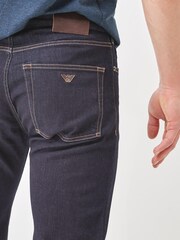 Rinçant denim - Emporio Armani J45 Jean coupe droite - Image 3 of 4