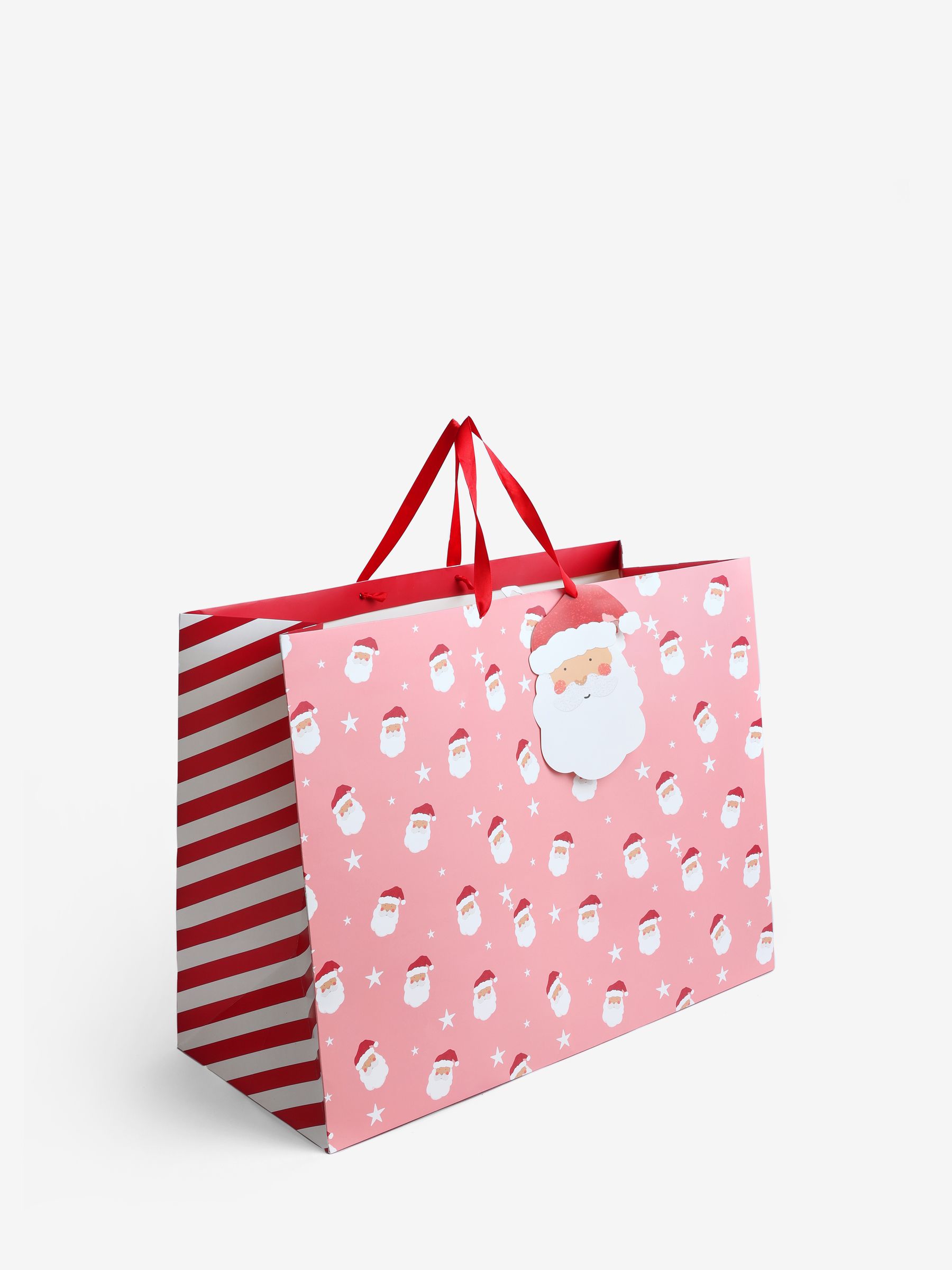 Pink christmas bags best sale