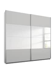 Rauch Grey Cameron Wood and Mirror Sliding Semi 1.8m Sliding Fitted Wardrobe - Image 1 of 3
