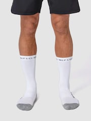 Reflo White Lanao Crew Socks - Image 2 of 4