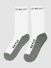 Reflo White Lanao Crew Socks - Image 3 of 4