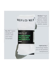Reflo White Lanao Crew Socks - Image 4 of 4
