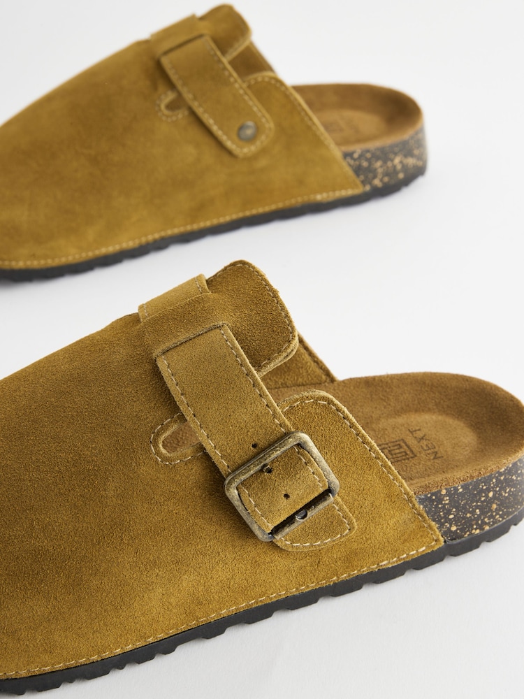 Tan Brown EDIT Suede Mules - Image 4 of 6