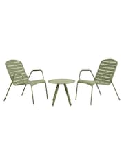 Cotswold Company Green Metal Garden Bistro Set - Image 3 of 4