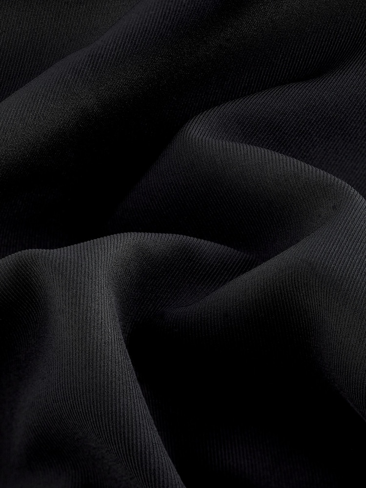Schwarz - Rochelle Figurbetonte Twill-Bomberjacke - Bild 7 von 7
