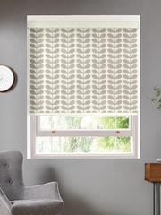 Orla Kiely Grey Scribble Stem Made To Measure Roller Blind - Image 1 of 3