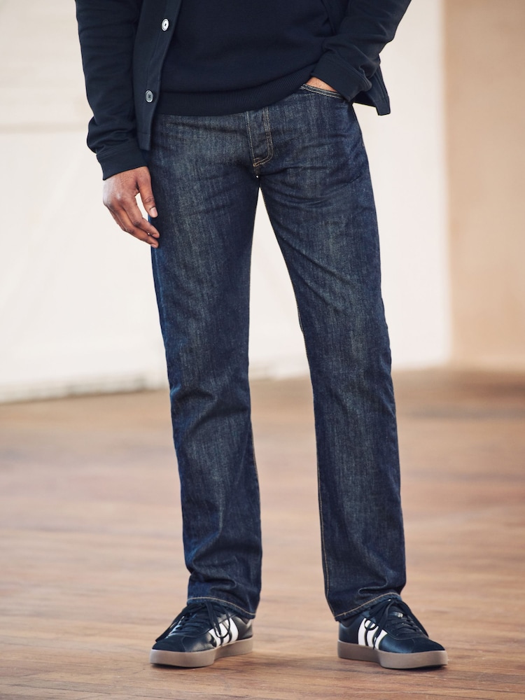 Levi's® Marlon Dark Navy Blue Denim 501® Original Jeans - Image 1 of 1