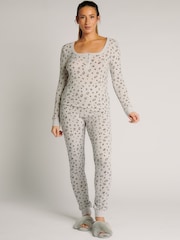 Boux Avenue Star & Moon Top And Legging Pyjama Set - Image 1 of 4