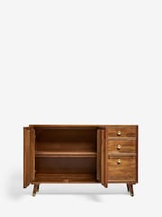 Dark Lloyd Mango Wood Slim Sideboard - Image 11 of 14