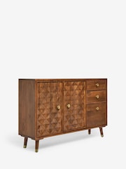 Dark Lloyd Mango Wood Slim Sideboard - Image 12 of 14