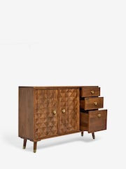 Dark Lloyd Mango Wood Slim Sideboard - Image 13 of 14
