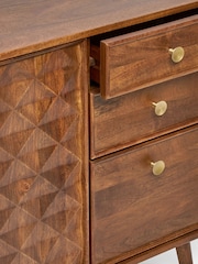 Dark Lloyd Mango Wood Slim Sideboard - Image 3 of 9