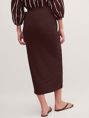 Monsoon Brown Callie Thorpe x Jersey Sarong Skirt - Image 2 of 5