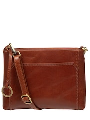 Conkca Brown 'Yew' Leather Cross-Body Bag - Image 3 of 6